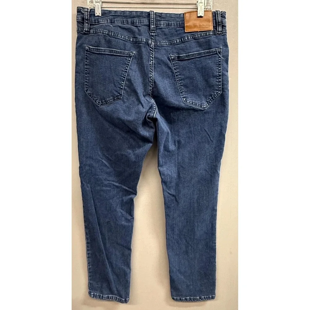 Weatherproof Vintage Jeans Mens 36x32 Blue Denim Stretch Streetwear Straight Fit
